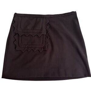 Target Black Ruffled Mini Skirt Casual